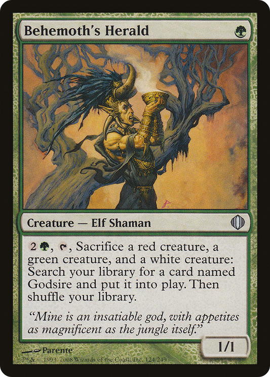 Behemoth's Herald (ALA-124) (Foil)