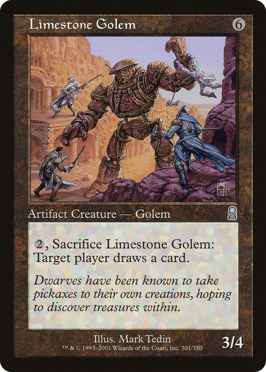 Limestone Golem (ODY-301) (Foil)