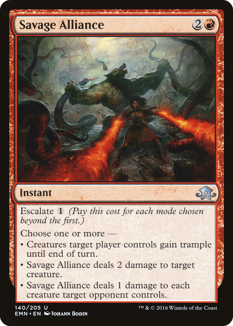 Savage Alliance (EMN-140) (Foil)