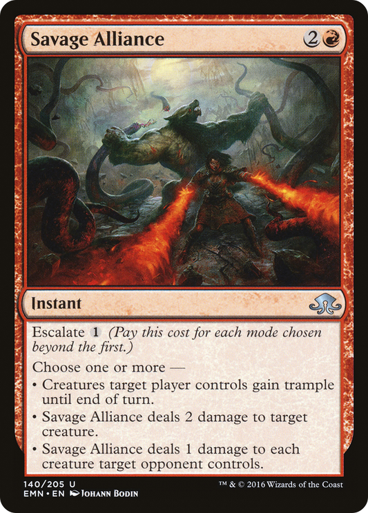 Savage Alliance (EMN-140) (Foil)