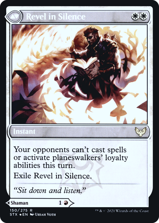 Flamescroll Celebrant // Revel in Silence (PRE-150S) (Foil)