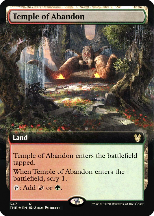 Temple of Abandon (THB-347★) (Extended Art) (Foil)