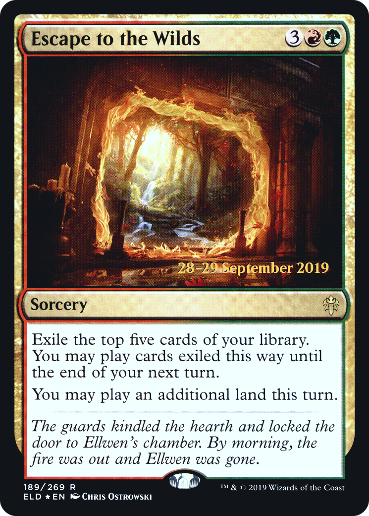 Escape to the Wilds (PRE-189S) (Foil)