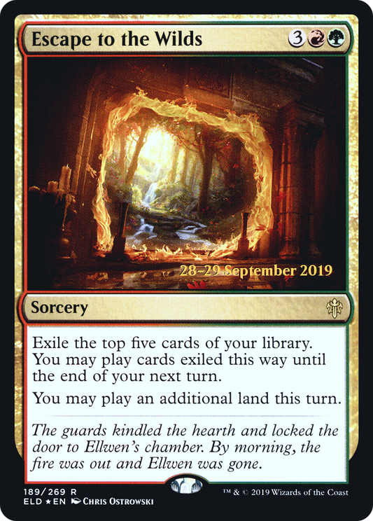 Escape to the Wilds (PRE-189S) (Foil)