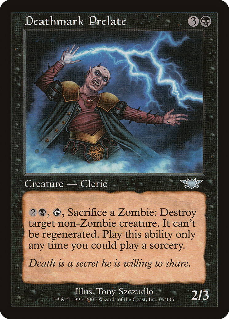 Deathmark Prelate (LGN-065) (Foil)