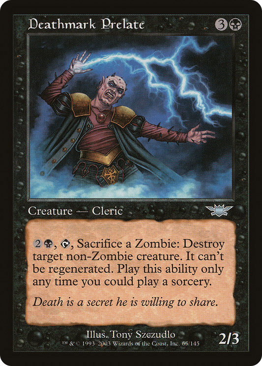 Deathmark Prelate (LGN-065) (Foil)