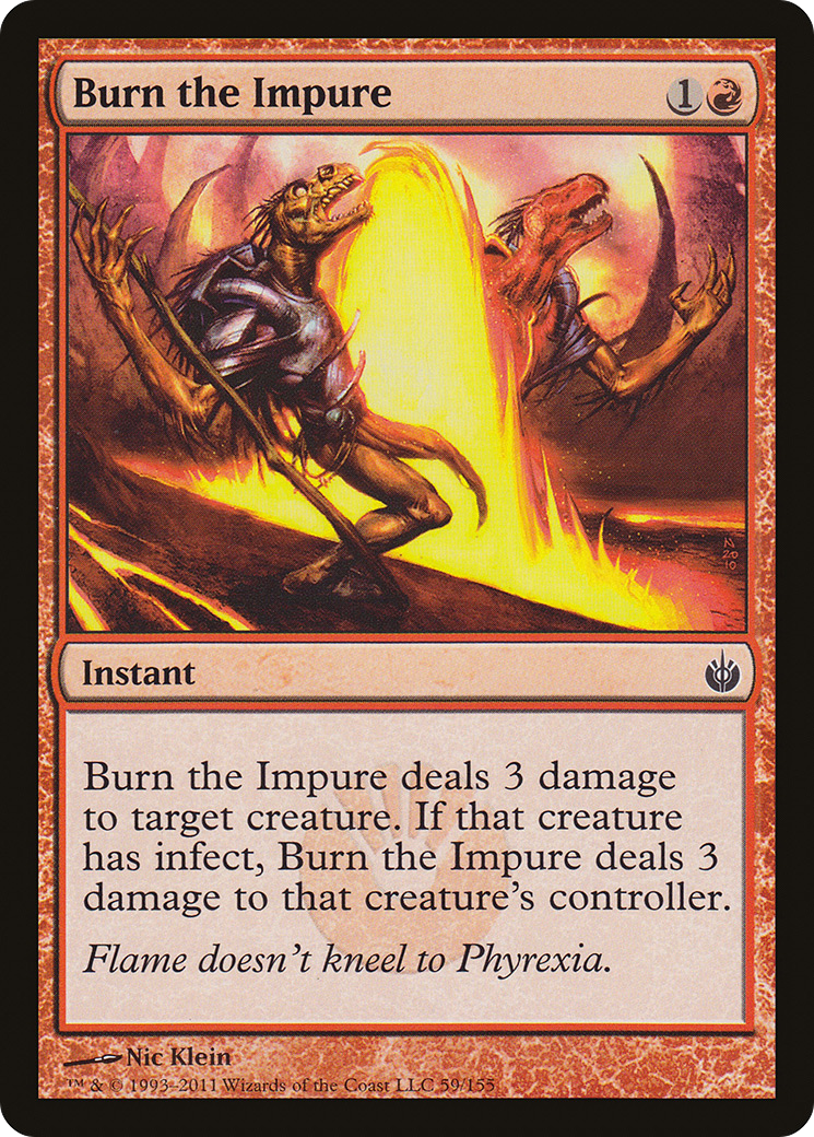 Burn the Impure (MBS-059) (Foil)