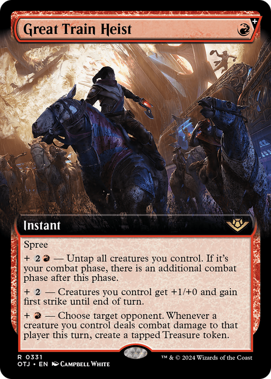 Great Train Heist (OTJ-331) (Extended Art) (Foil)