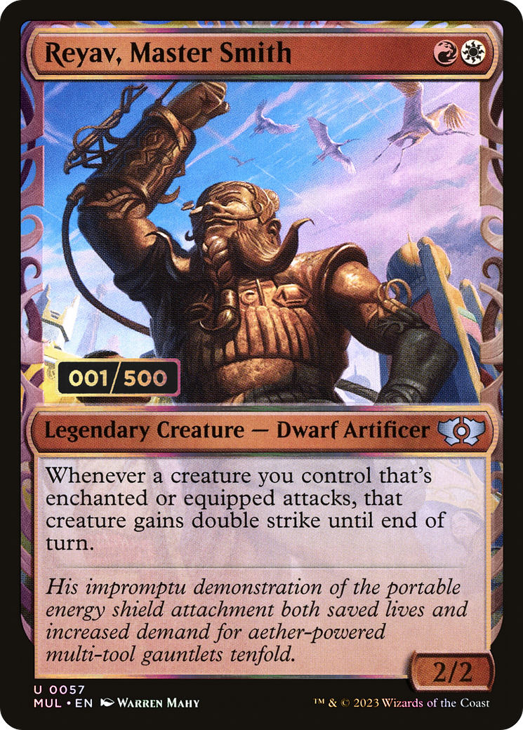 Reyav, Master Smith (MUL-187Z) (Showcase) (Foil) (Serialized)