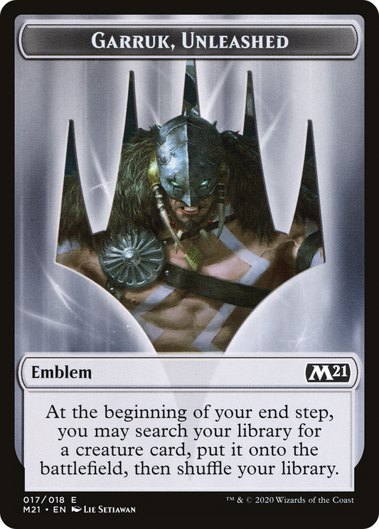 Garruk, Unleashed Emblem (TM21-017)