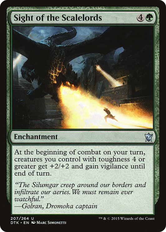 Sight of the Scalelords (DTK-207) (Foil)