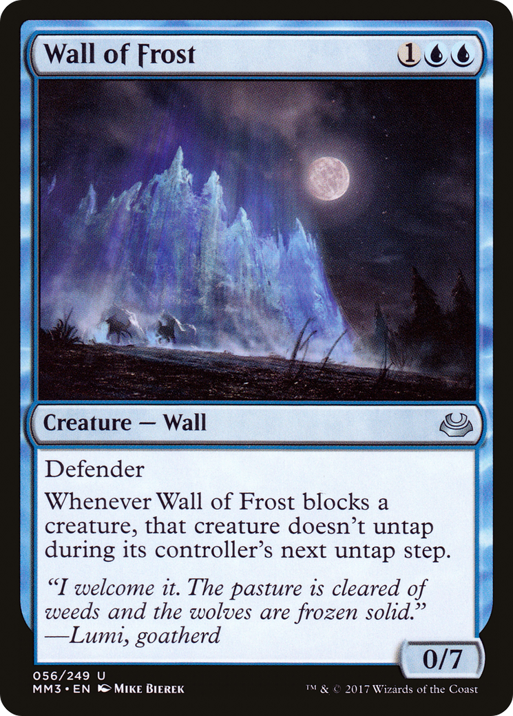 Wall of Frost (MM3-056) (Foil)