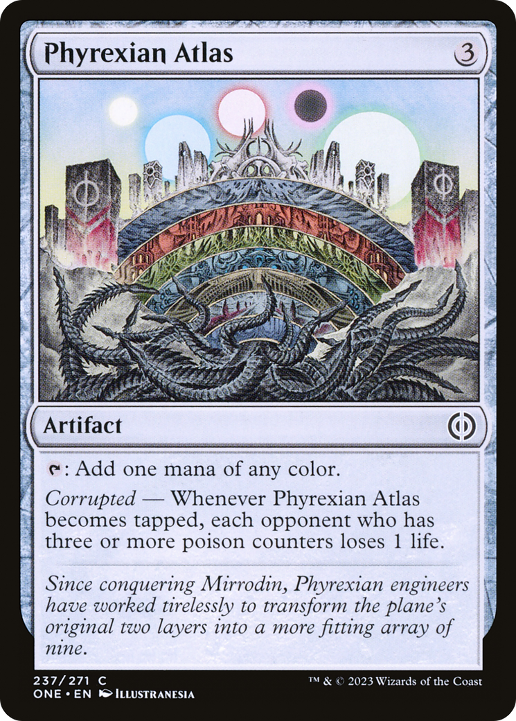 Phyrexian Atlas (ONE-237) (Foil)