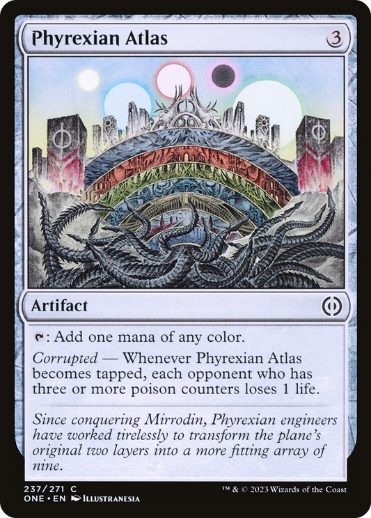 Phyrexian Atlas (ONE-237) (Foil)