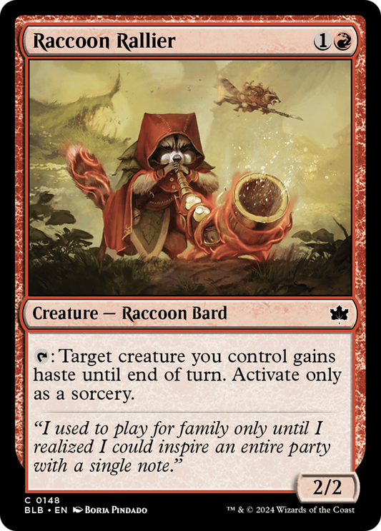 Raccoon Rallier (BLB-148) (Foil)