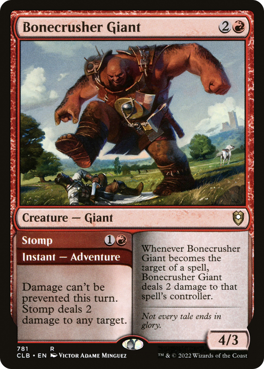 Bonecrusher Giant // Stomp (CLB-781)