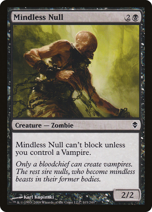 Mindless Null (ZEN-103) (Foil)