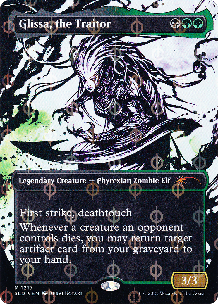 Glissa, the Traitor (SLD-1217) (Borderless) (Compleat Foil)