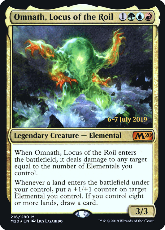 Omnath, Locus of the Roil (PRE-216S) (Foil)