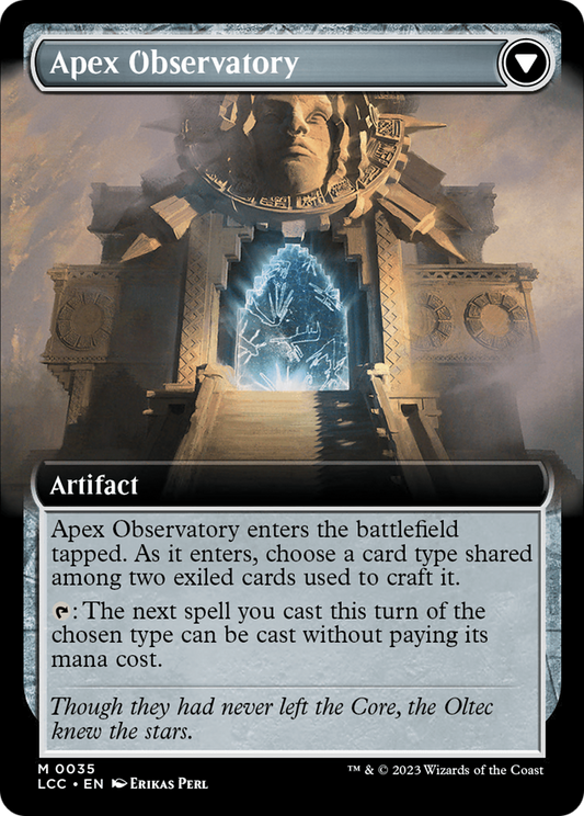 Eye of Ojer Taq // Apex Observatory (LCC-035) (Extended Art) (Foil)