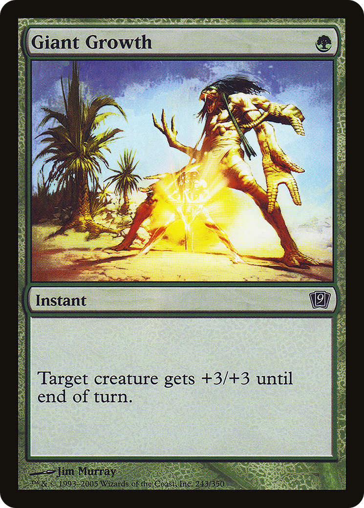 Giant Growth (9ED-243★) (Foil)