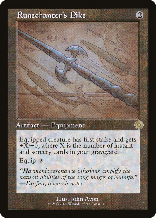 Runechanter's Pike (BRR-111) (Foil)