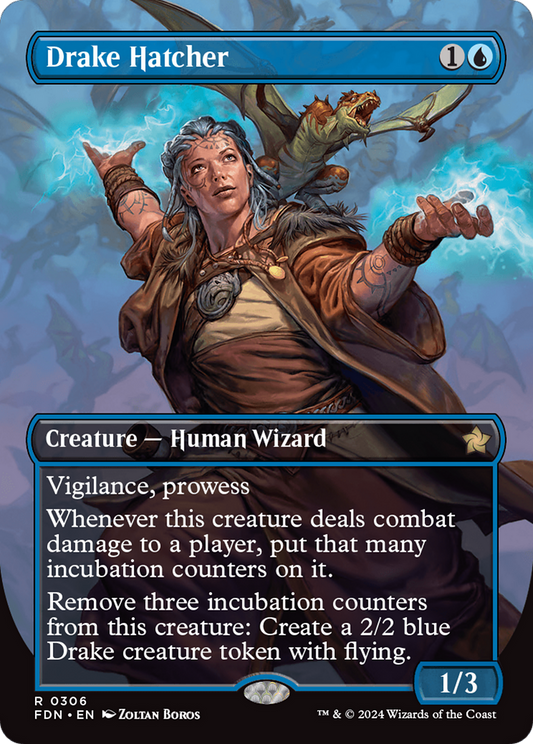 Drake Hatcher (FDN-306) (Borderless) (Foil)