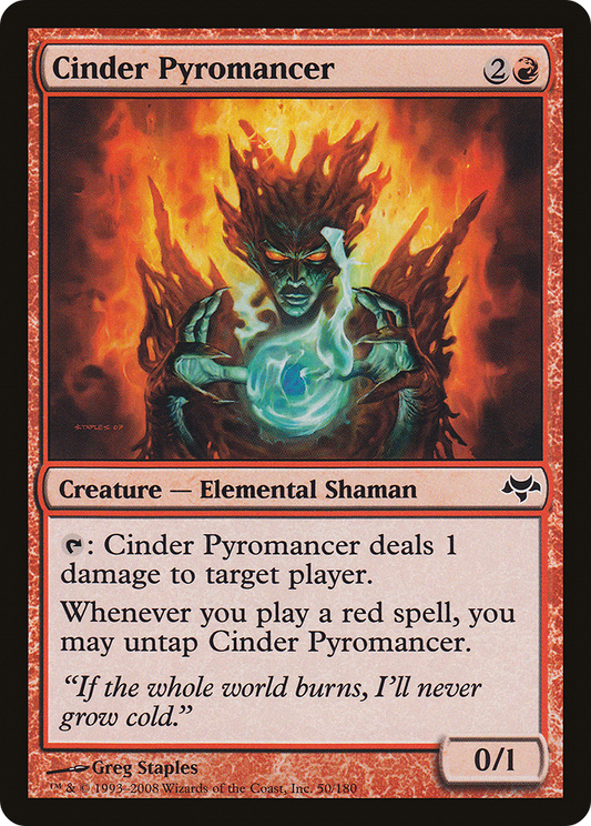 Cinder Pyromancer (EVE-050) (Foil)