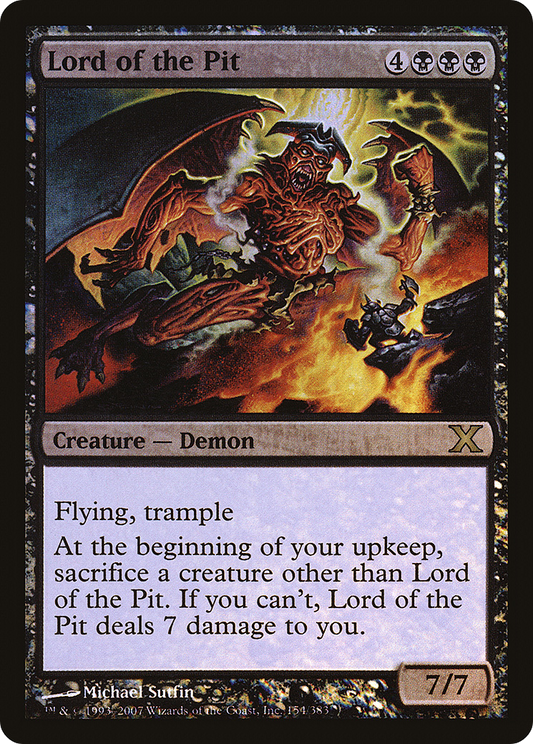 Lord of the Pit (10E-154★) (Foil)