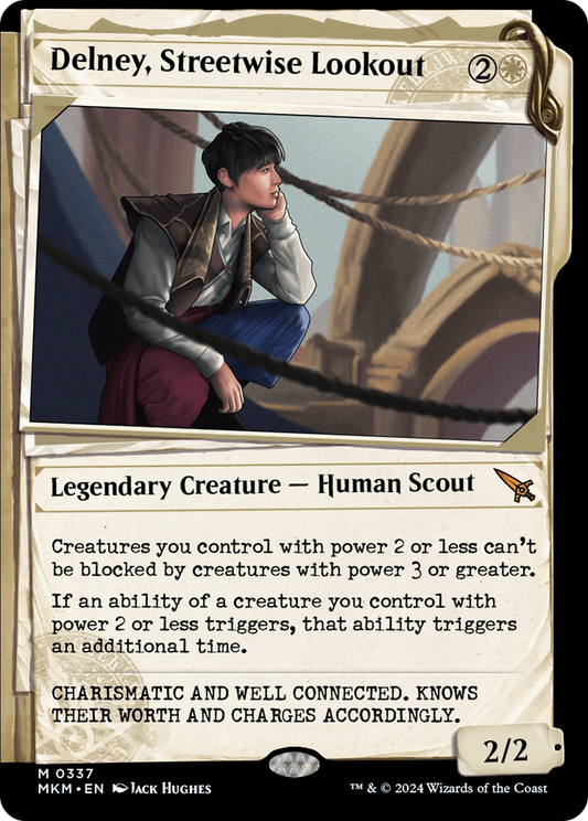 Delney, Streetwise Lookout (MKM-337) (Showcase) (Foil)
