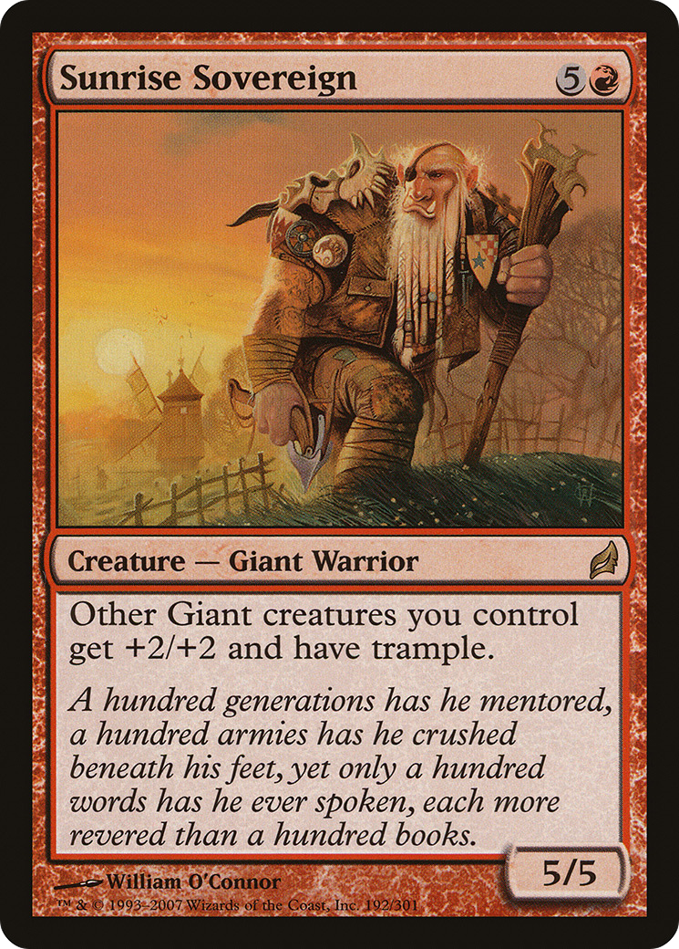 Sunrise Sovereign (LRW-192) (Foil)
