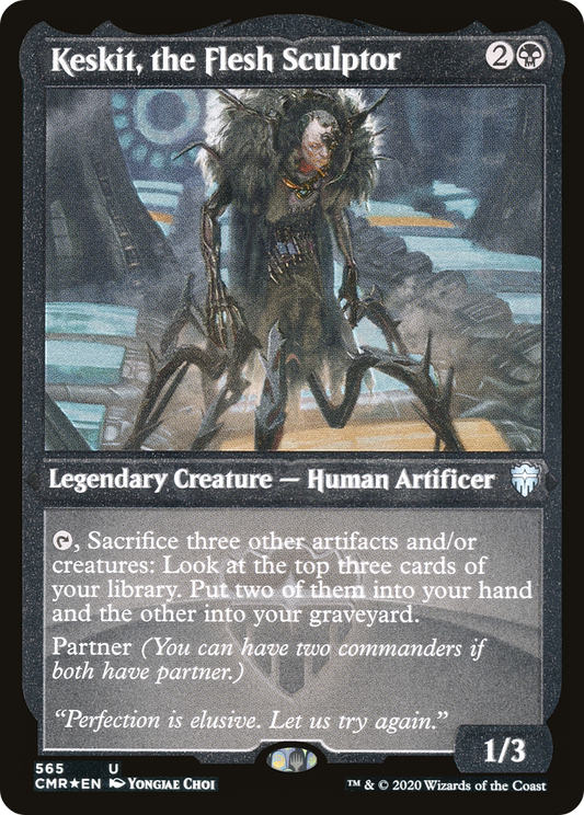 Keskit, the Flesh Sculptor (CMR-565) (Etched Foil)