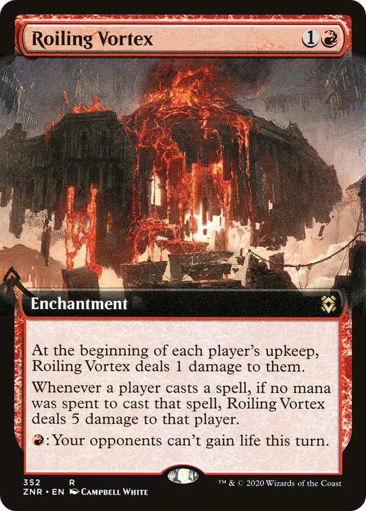 Roiling Vortex (ZNR-352) (Extended Art) (Foil)