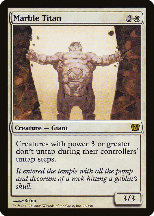 Marble Titan (9ED-26★) (Foil)