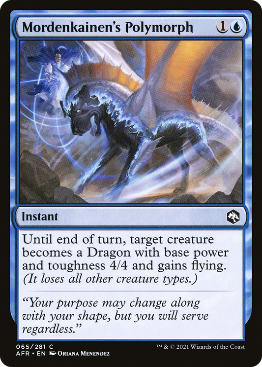 Mordenkainen's Polymorph (AFR-065) (Foil)