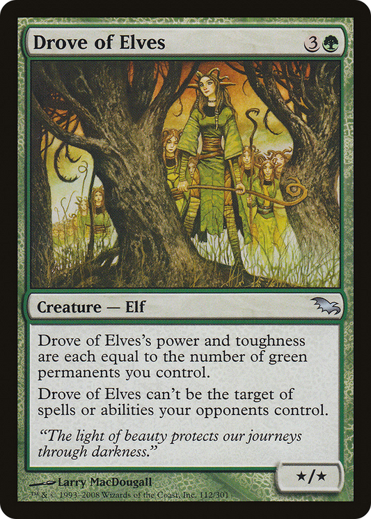 Drove of Elves (SHM-112) (Foil)