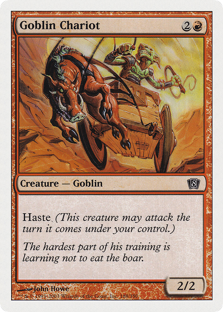 Goblin Chariot (8ED-188★) (Foil)