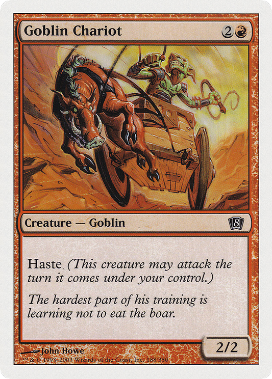 Goblin Chariot (8ED-188★) (Foil)