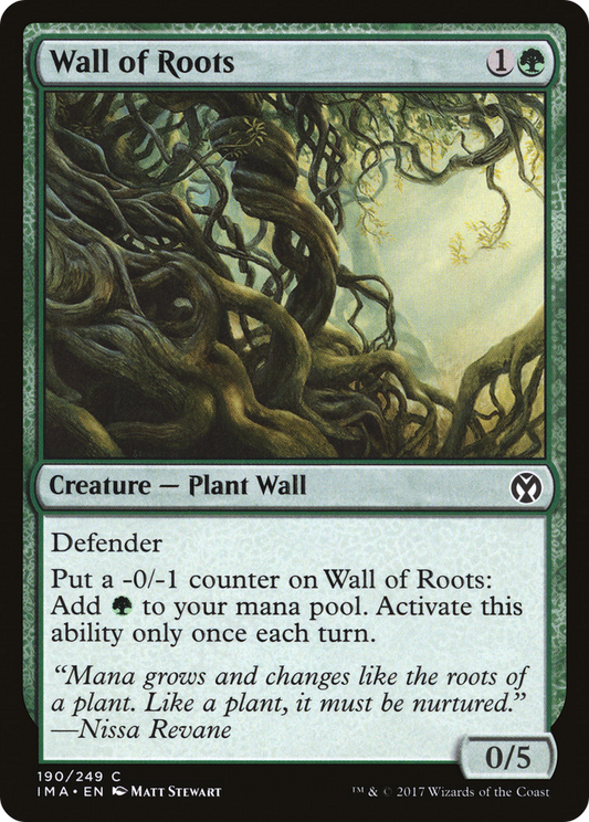 Wall of Roots (IMA-190) (Foil)