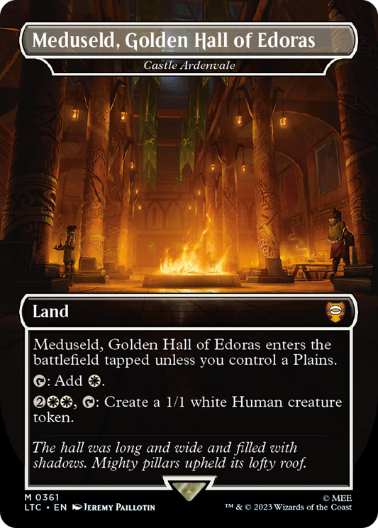 Meduseld, Golden Hall of Edoras / Castle Ardenvale (LTC-361) (Borderless) (Foil)
