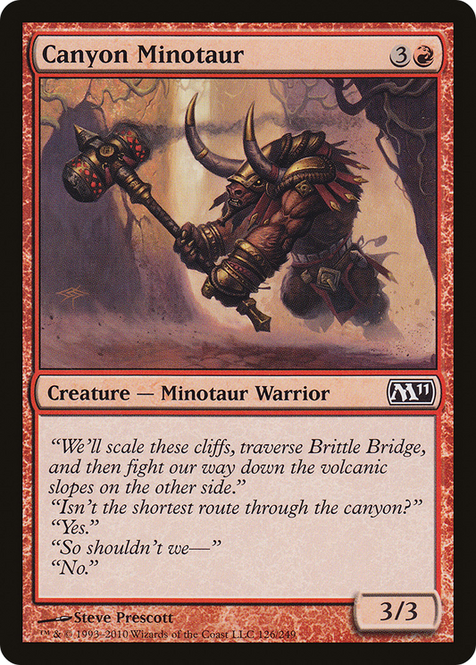 Canyon Minotaur (M11-126) (Foil)