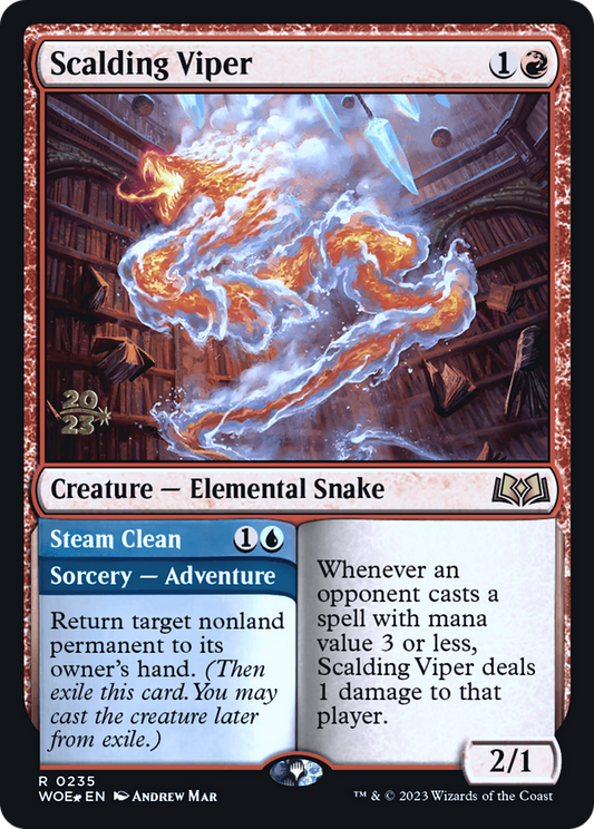 Scalding Viper // Steam Clean (PRE-235S) (Foil)