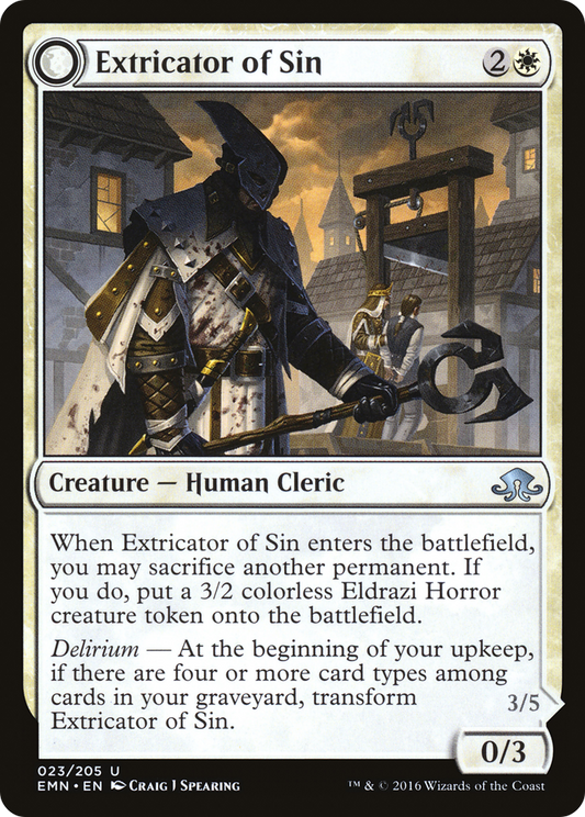 Extricator of Sin // Extricator of Flesh (EMN-023) (Foil)