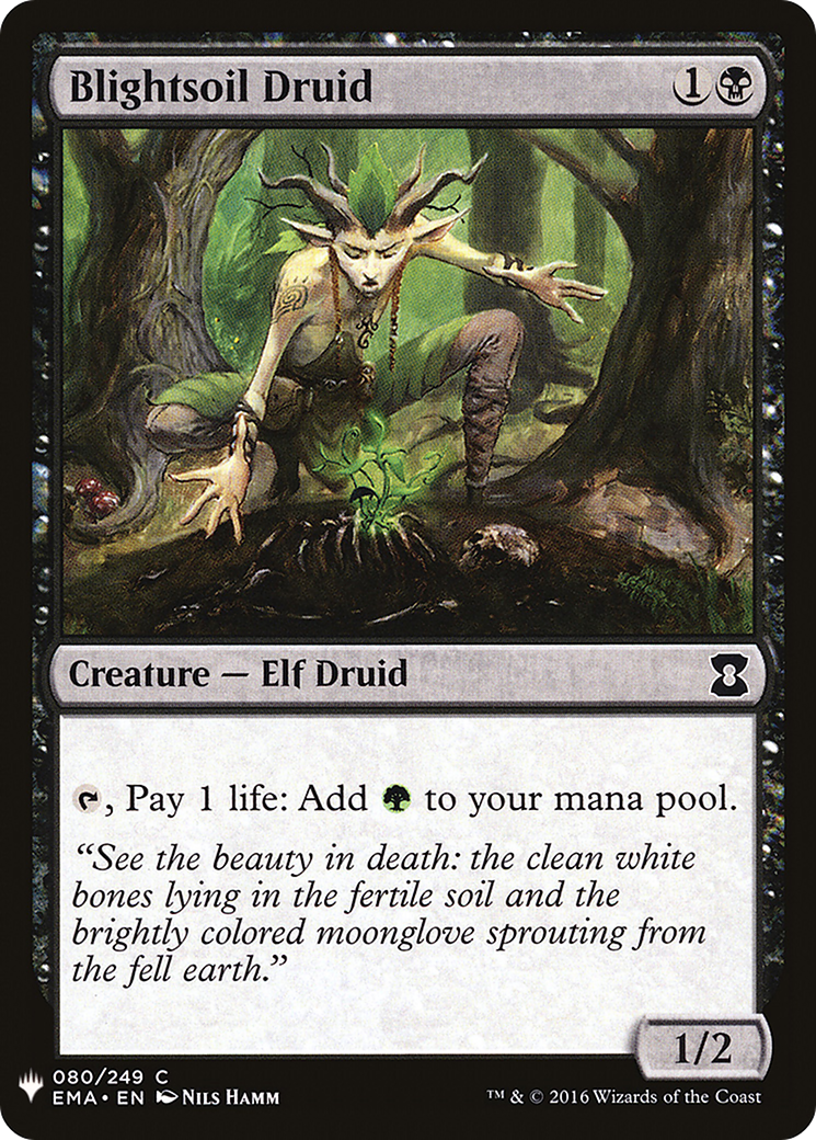 Blightsoil Druid (LIST-EMA-80)