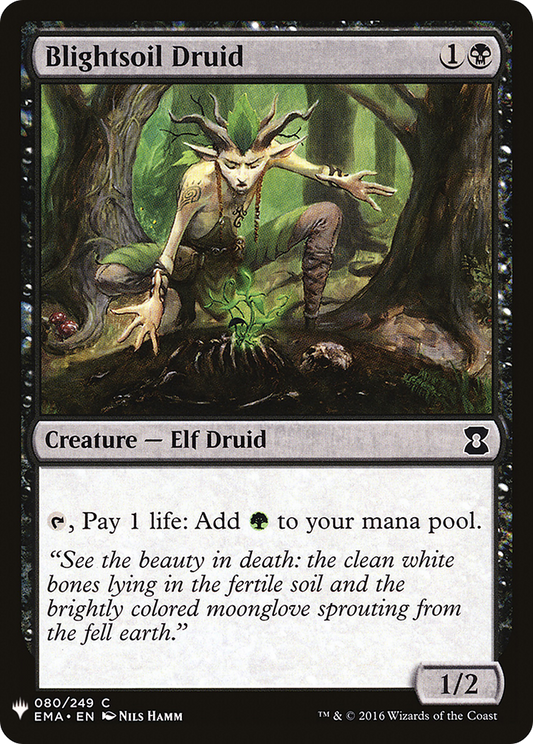Blightsoil Druid (LIST-EMA-80)
