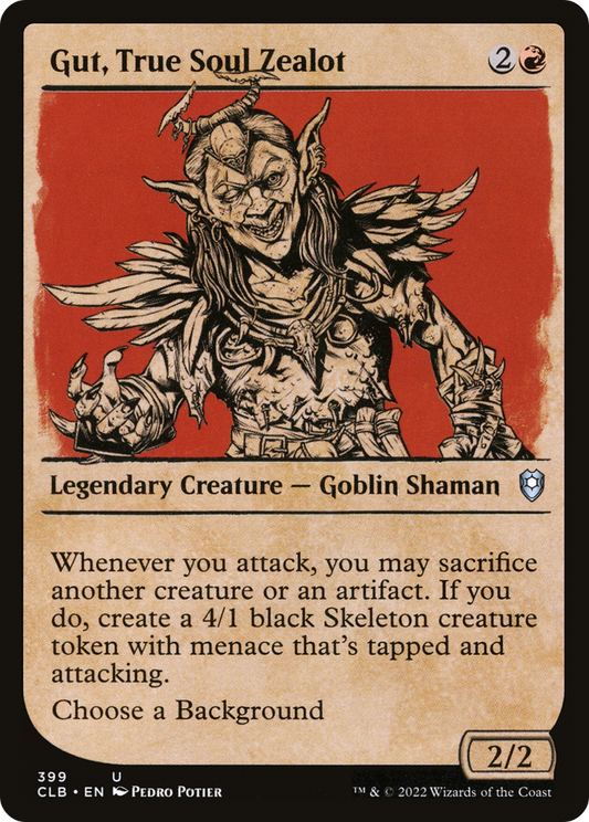 Gut, True Soul Zealot (CLB-399) (Showcase) (Foil)