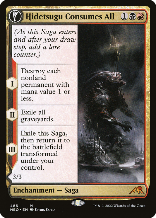 Hidetsugu Consumes All // Vessel of the All-Consuming (NEO-486) (Extended Art)