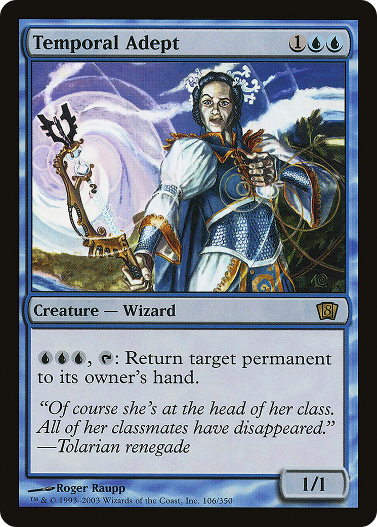 Temporal Adept (8ED-106★) (Foil)