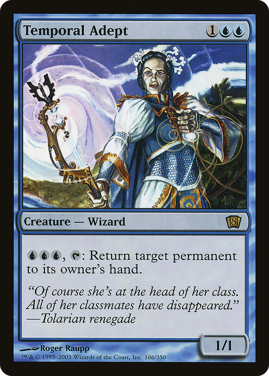 Temporal Adept (8ED-106★) (Foil)