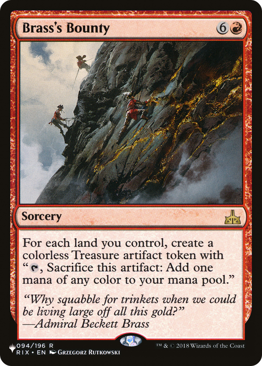 Brass's Bounty (LIST-RIX-94)